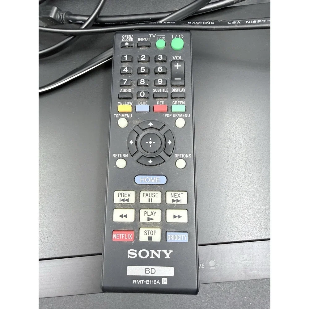 Sony BDP-BX58 1080p 3D Blu-ray Disc/DVD Player WiFi  Remote (TESTED WORKS